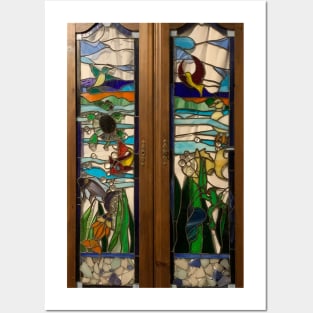 Stained Glass Doors Posters and Art